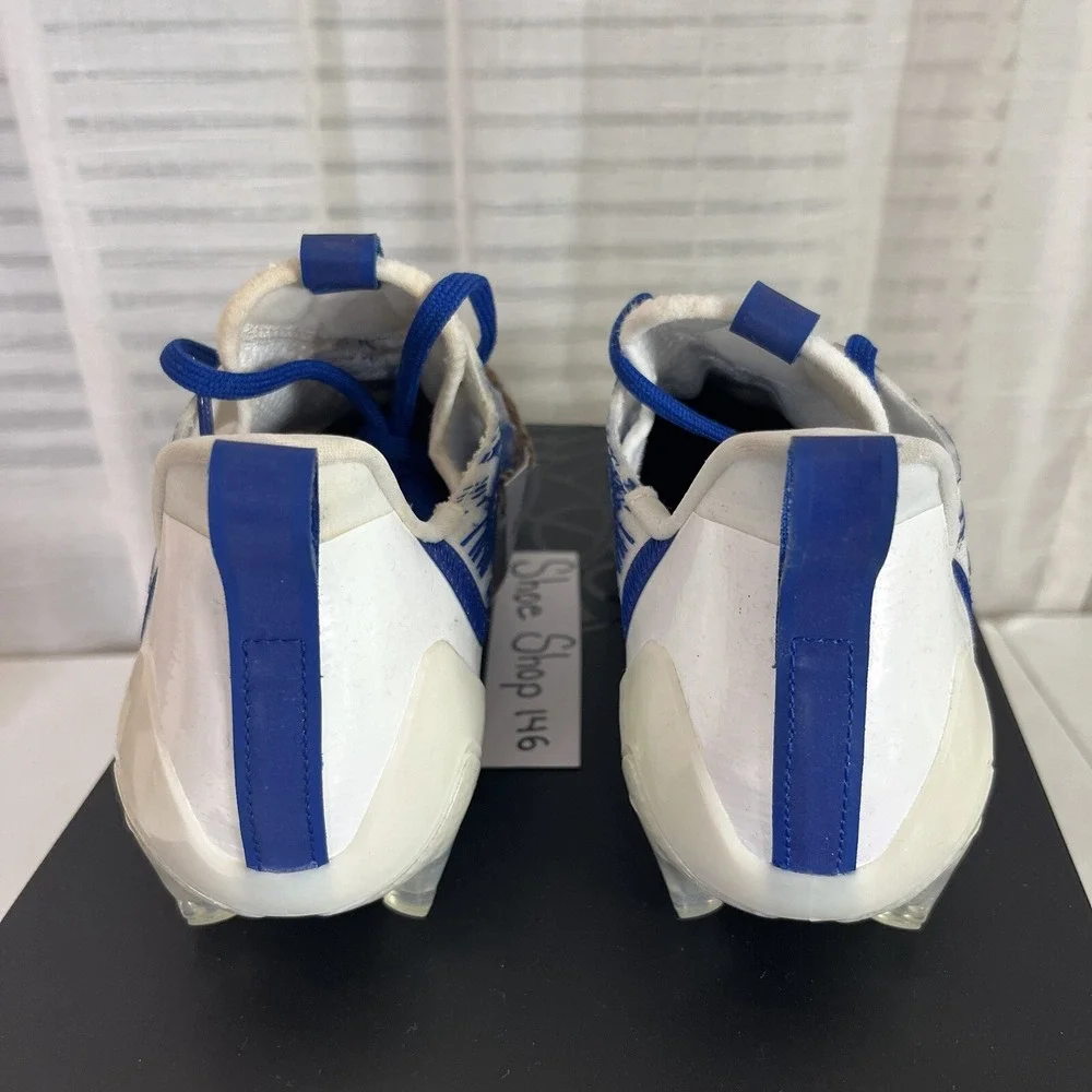Adidas Adizero 12.0 White Royal Blue Football‎ Cleats Men's Size 8 (GW5059)